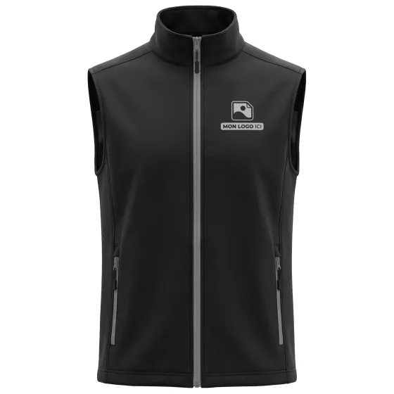 Bodywarmer Softshell personnalisé Gris