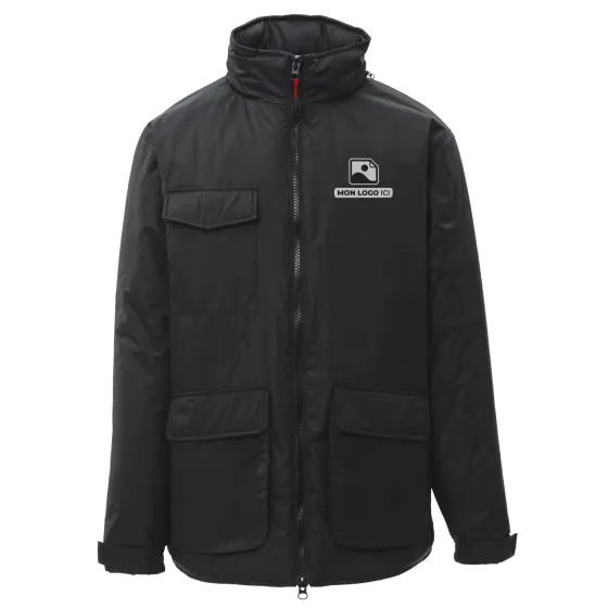 Parka (Blouson 3/4) personnalisé Noir