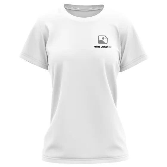 T-Shirt Femme personnalisé Blanc