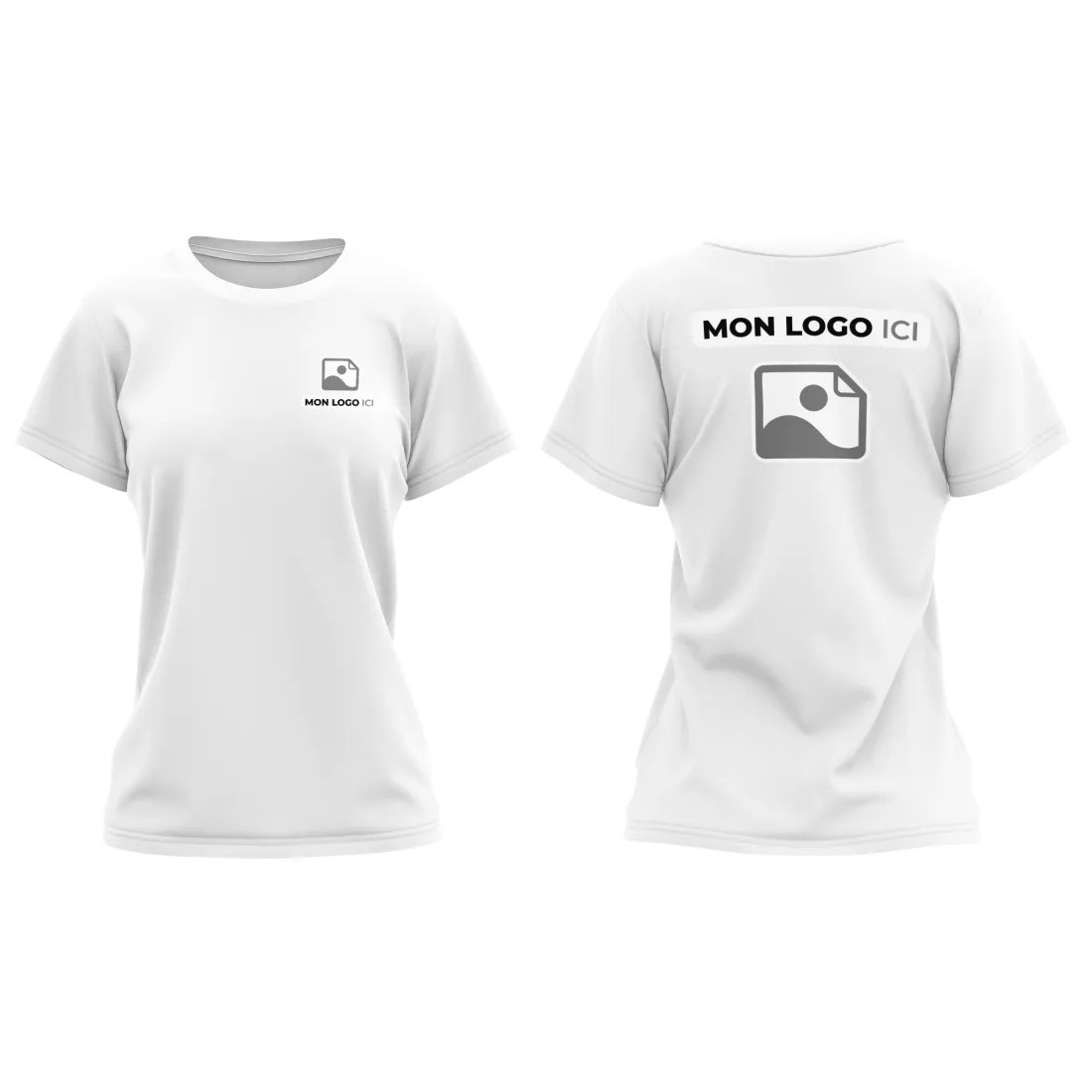 T-Shirt Femme personnalisé Blanc